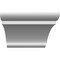 Ekena Millwork 5 1/2-in. W x 30-in. D x 38-in. H Olympic Architectural Grade PVC Knee Brace BRCP055X30X38OLY - alternate 6